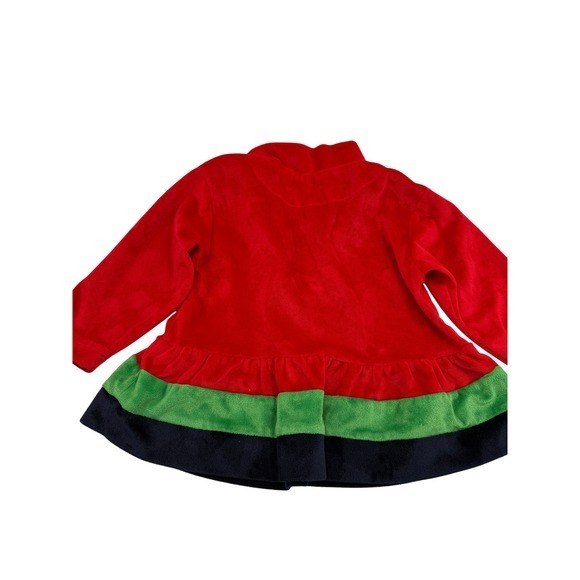 Florence Eiseman Vintage Girls 1/4 Zip up velour sweathshirt Size 2T - Picture 2 of 4